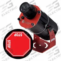 LASERGLOW TECHNOLOGIES Fixed Image Projector: Projector, Lens and Image Template, 80 W, HSV8F203X. Key specifications — Brand: LASERGLOW TECHNOLOGIES; Includes: Power Supply; Watts: 80 W; Legend/Background Color: 2 Way Stop - Adjacent; Manufacturer Part Number: HSV8F203X; Product Type: Projector, Lens and Image Template.