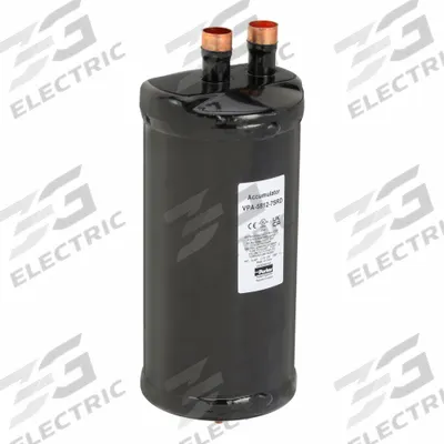Parker Suction Line Accumulator: 7/8 in Sweat, 8.44 lb Capacity, 12.87 in Ht - Suction Line Accumulators