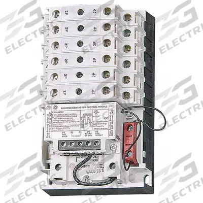 GE Lighting Magnetic Contactor: 12 Poles, 120V AC, 30 A - Mechanically Held Lighting Contactors