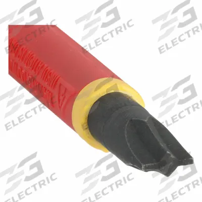 MILWAUKEE Insulated ECX Screwdriver: Friction, #1 Tip Size, 4 in Shank Lg - ECX Screwdrivers