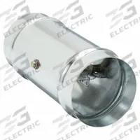 6"dia Galvanized Steel Fire Damper: Dynamic, 6 in Duct, 14 in L, Galvanized Steel Frame, Spring (MPN 2TFZ5). Key specifications — Brand: DAYTON; Blade Type: Butterfly; Closure Type: Spring; Mounting Position: Vertical.