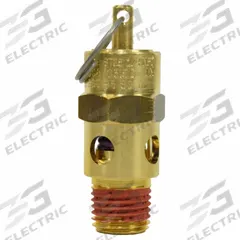 CONTROL DEVICES Pneumatic Safety Valve: Hard Seat, 1/4 in (M)NPT Inlet (In.), Brass, Brass (MPN SA25-1A215). Key specifications — attr291993: Hard Seat; attr291998: Brass; attr292009: Brass; attr294753: CONTROL DEVICES.