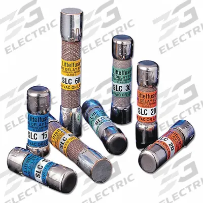 LITTELFUSE Fuse: Class G, SLC Series, Time-Delay, 45 A, 480 V AC - Time-Delay Cylindrical Fuses