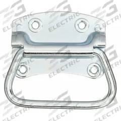 MONROE PMP Folding Pull Handle: Unthreaded Holes, Steel, Silver, 0.38 in (MPN PH-0315). Key specifications — Screw Size: #10; Brand: MONROE PMP; Color: Silver.