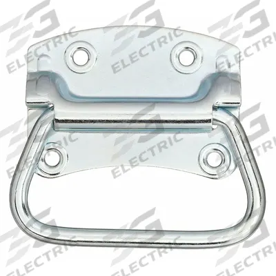 MONROE PMP Folding Pull Handle: Unthreaded Holes, Steel, Silver - Load-Rated Folding Pull Handles