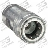 PIONEER Hydraulic Quick Connect Hose Coupling: 1/2 in Coupling Size, Steel, 45.42 lpm Max. Flow Rate (MPN 4050-5). Key specifications — Body Material: Steel; Valve Type: Ball; Thread Size: 3/4"-14; Brand: PIONEER.