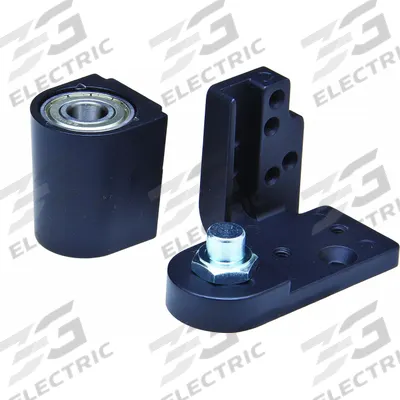 KABA ILCO Pivot Hinge: Aluminum, 2 3/8 in Leaf Ht - Half Surface-Mount Pivot Hinges