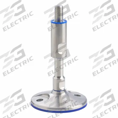JW WINCO Male-End Leveling Mount: Swiveling Stud, M24 Thread Size, 100 mm - Hygienic Male Leveling Mounts