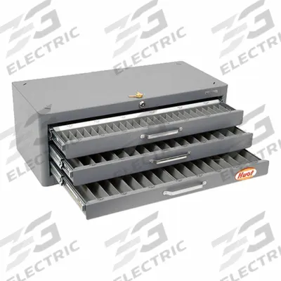 HUOT End Mill Dispenser: 68 Compartments - End Mill Chests