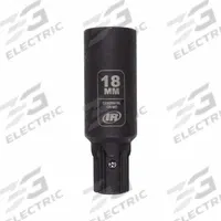INGERSOLL RAND Impact Socket: Metric, 18 mm Socket Size, 6-Point, Deep, 2 61/64 in Overall Lg (MPN DXS2SM18L). Key specifications — attr1215501: INGERSOLL RAND; attr1215515: Manganese Phosphate; attr1215518: 18 mm.