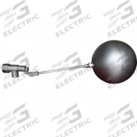BOB Float Valve Assembly: For Water Media, Angle Valve Body, Cylindrical, Horizontal Piping, FNPT (MPN R1370-1-5). Key specifications — Mounting: Horizontal Piping; Arm Adjustability: Adjustable; Connection Gender - Side 1: Female; Connection Gender - Side 2: Female; Brand: BOB; Connection Type - Side 1: NPT; Connection Type - Side 2: NPT; Flow Rate: 52.5 gpm @ 35 psi.
