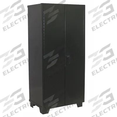 JAMCO Storage Cabinet: 36 in x 18 in x 78 in, Swing Handle & Padlock Hasp, 14 ga Panel Thick - Industrial Shelf Cabinets