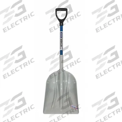 SEYMOUR MIDWEST Grain Scoop: 3 Ribs, Plastic, #12 Blade Size, 14 1/4 in Blade Wd - Standard Scoop Shovels