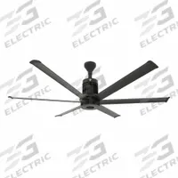 BIG ASS FANS Ceiling Fan: 13,598 cfm Airflow, 6 ft Blade Dia, 7 Speeds, 100 to 277V AC, Single Phase (MPN MKI61061806A728I24S2). Key specifications — Voltage: 100 to 277V AC; Light Kit: Yes; Series: I6; Number of Speeds: 7; Phase: Single; Current: 2 mA; Brand: BIG ASS FANS.