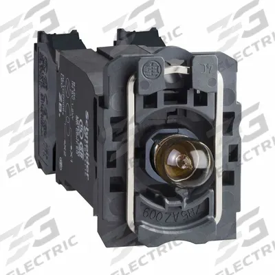 SCHNEIDER Lamp Module and Contact Block: 22 mm Panel Mounting Size, 1NO/1NC - Contact & Light Block Assemblies
