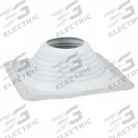 17"H-W Alum Roof Vent Pipe Flashing: For Pitched Roof, Square Base, For 1 Pipes, 12 in Max Pipe (MPN SQ801GA). Key specifications — Top Opening: Open; Material - Collar: EPDM; Brand: MASTER FLASH.