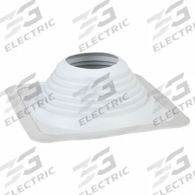 MASTER FLASH 17"H-W Alum Roof Vent Pipe Flashing: For Pitched Roof, Square Base, For 1 Pipes - Rectangular-Base Boots