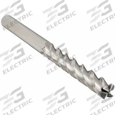 APPROVED VENDOR Square End Mill: Carbide, 4 Flute, 7/16" Mill Dia, 3" LOC, 6" OAL (MPN 284-000214) - Fast-Cutting Carbide Square End Mills