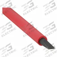 KNIPEX Insulated Precision Slotted Screwdriver: PRO WITTRON, Special Steel, 1/8 in Tip Size, Std Lg (MPN 9T 89934). Key specifications — attr1205183: 1/8 in; attr1205186: Cushion; attr1205189: KNIPEX.
