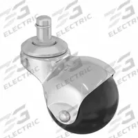 APPROVED VENDOR Stem Caster: Swivel, No Brake, 2 in Wheel Dia., 1 3/4 in Wheel Wd, Polyolefin, Black (MPN 400K79). Key specifications — attr1111099: APPROVED VENDOR; attr1111095: Black; attr1176855: Swivel.