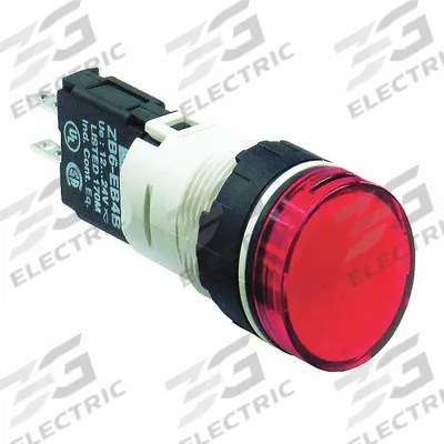 SCHNEIDER Pilot Light: 16 mm Panel Mounting Size, Red, LED - LED Pilot-Lights