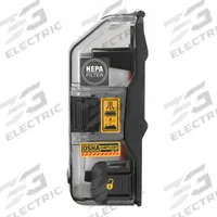 DEWALT Dust Extractor Dust Box: On-Tool, Self-Contained, 5/8 in Max. Dia, D25303DH/DWH303DH/DWH304DH (MPN DWH302DH). Key specifications — attr117716: D25303DH; attr117710: SDS-Plus; attr117714: Rotary Hammers; attr117719: HEPA; attr117721: (1) DWH302DH Filter Box Assembly; attr117708: Drilling; attr68812: DEWALT.