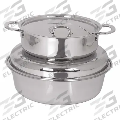 SPRING USA Soup Station: 6 qt Capacity, 11 7/8 in Overall Dia, 13 3/4 in Overall Wd - Chafers