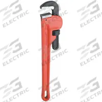 ROTHENBERGER One-Handed Pipe Wrench: Cast Iron, 5 in Jaw Capacity, Serrated, 36 in Overall Lg (MPN 70156). Key specifications — attr309808: I-Beam; attr309815: Cast Iron; attr324941: ROTHENBERGER.