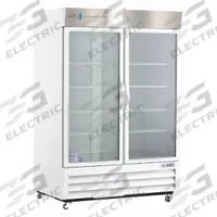 Controlled Room Temperature Cabinet: 115 V, 20°C to 25°C, 4 1/2 ft Overall Wd, 34 3/4 in Overall Dp (MPN CRT-ABT-HC-S49G). Key specifications — Brand: AMERICAN BIOTECH SUPPLY; Voltage: 115 V; Includes: (8) Adjustable Shelves; Door Hinge: Right Hinge.