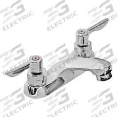 AMERICAN STANDARD Low Arc Bathroom Faucet: Monterrey, Cast Brass, Chrome Finish, 1.5 gpm Flow Rate (MPN 5500140.002). Key specifications — Includes: 1/2 in Male Inlet Shanks; Red and Blue Indexes; Brand: AMERICAN STANDARD; Series: Monterrey.