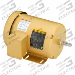 BALDOR General Purpose Motor: Rigid Base Mount, Totally Enclosed Fan Cooled, 1 hp, 230/460V AC (MPN EM3545). Key specifications — Brand: BALDOR; Nameplate Voltage @ 60 Hz: 230/460V AC; Full Load Current @ 60 Hz: 2.8/1.4 A; Nameplate RPM @ 60 Hz: 3,450 RPM; Motor Enclosure: TEFC.