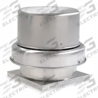 Centrifugal Downblast Roof Exhaust Fan: Belt Drive, Includes Drive Pack, 24 1/2 in Wheel, 6,801 cfm (MPN 7AU77). Key specifications — Assembly: Unassembled; Base Shape: Square; Brand: DAYTON; High-Efficiency Motor: No; For High-Static Pressure Applications: No; Motor Enclosure: Open Dripproof; Mounting Location: Roof; Nameplate Voltage: 115/230V AC.