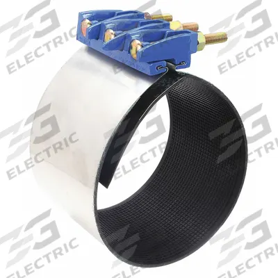 SMITH-BLAIR Repair Clamp: For 6 in Pipe, 7.5 in Overall Lg - Full-Gasket Repair Clamps for Tube & Pipe