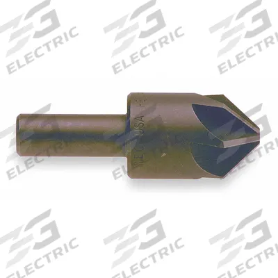 KEO Countersink: 120°, 6 Flute, 3/4 in Body Dia - Smooth-Finish Six-Flute Countersinks