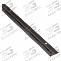 NATIONAL GUARD Door Weatherstripping: Bulb Insert, 6 ft Lg, 1 1/4 in Wd, 1 1/16 in Ht (MPN 160SDKB-72). Key specifications — Insert Material: Silicone; Flange Material: Aluminum; Brand: NATIONAL GUARD.