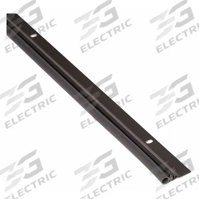 NATIONAL GUARD Door Weatherstripping: Bulb Insert, 6 ft Lg, 1 1/4 in Wd - Metal Leaf Weatherstripping