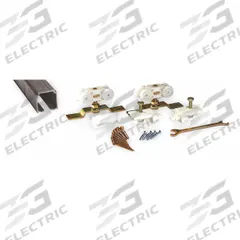 PEMKO Track Kit: 8 ft Lg, 1 5/16 in Wd, 1 5/16 in Ht, 200 lb Max Wt, Top (MPN H200A/8). Key specifications — Product Type: Track Kit; Brand: PEMKO; Track Type: Top.