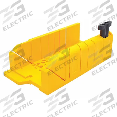 STANLEY Clamping Miter Box: Clamping Miter Box, 14 in Miter Saw Compatible, 8 1/4 in Lg - Clamping Boxes