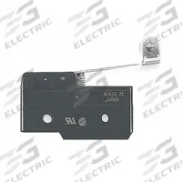 OMRON Snap Action Switch: Hinge Roller Lever Actuator, 1NO/1NC, Solder (MPN A-20GV2). Key specifications — AC Contact Rating: 20 A @ 480 V; Electrical Connection: Solder; Series: A; Brand: OMRON.