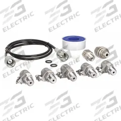 FLUKE Transmitter Test Hose Kit: Transmitter Test Hose Kit, Transmitter Test Hose Kits, NPT (MPN FLK-700TTH10K). Key specifications — Compatible with Manufacturer Model Number: Fluke Pressure Calibrators; Includes: Transmitter Connection Fitting; Thread Size: 1/4 in (NPT); Features: 10,000 psi Rating; Manufacturer Part Number: FLK-700TTH10K; Brand: FLUKE.