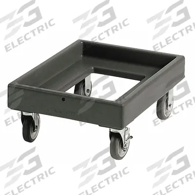 APPROVED VENDOR Rack Dolly: 350 lb Max Load Capacity, Cambro, 25 1/2 in Overall Lg, Black - Rack Dollies