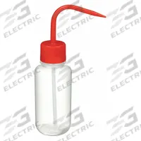 APPROVED VENDOR Wash Bottle: 250 mL, No Imprinting, Red, Wide, Std Spout Spout, White (MPN 6FAR8). Key specifications — Closure Color: Red; Vented/Nonvented: Nonvented; Body Color: White; Brand: APPROVED VENDOR; Imprinting Group: No Imprinting or Write On.
