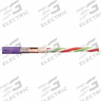 CHAINFLEX Bus Cable: (3) 20 AWG (0.5), TPR, Order by the Foot, CC Link, Red (MPN CFBUS-035). Key specifications — Bus System: CC Link; Conductor Grouping: (3) 20 AWG; Minimum Bend Radius Factor - Fixed: 5 x OD; Minimum Bend Radius Factor - Flexible: 8 x OD; Shielding: Shielded; Brand: CHAINFLEX.
