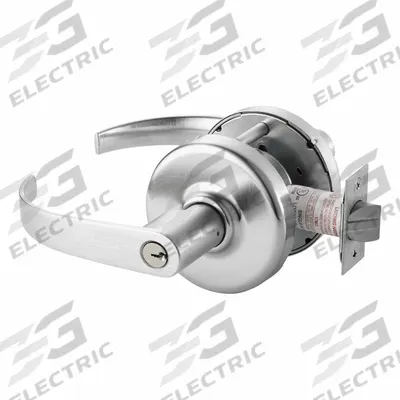 CORBIN Door Lockset: Classroom Security Lever Locksets, Chrome