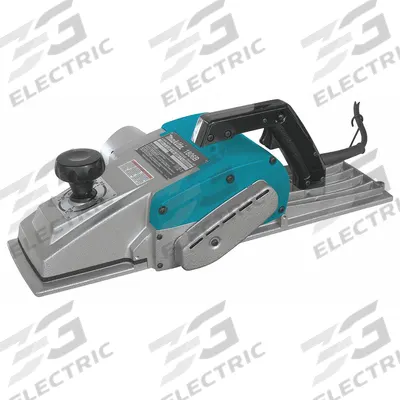 MAKITA Corded Hand Planer: Flat, 120V AC, 10.9 A, 6 3/4 in Blade Wd, 1/16 in Cutting Dp - Corded Hand Planers