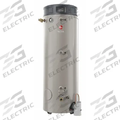 RHEEM Commercial Gas Water Heater: Liquid Propane, Low NOx, 100 gal, 199,900 BTU - Powered-Vent Commercial Gas Water Heaters