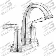 AMERICAN STANDARD Mid Arc Bathroom Faucet: Delancey, Brass, Polished Chrome Finish, Centerset, Arc (MPN 7052207.002). Key specifications — Includes: Drain; Brand: AMERICAN STANDARD; Series: Delancey.