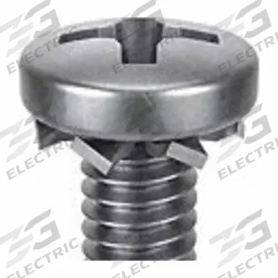 SEMS Screw: External Tooth, #6-32 Thread Size, 3/4 in Lg, Stainless Steel, Passivated - Machine Screws with External Tooth Lock Washers