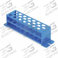 Tube Rack: Steel, (21) Tubes (MPN 30400112). Key specifications — Material: Steel; Product Type: Test Tube Rack; Total Holding Capacity: (21) Tubes; Brand: OHAUS.