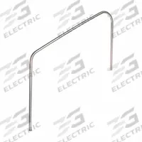 SPECTRUM Stair Rail: 12 in Setback, Dia 1.9 in, 0.109 in Thick, Fixed Legs, 72 5/8 in Ht, 60 in Wd (MPN 35126-60-.109). Key specifications — attr997232: SPECTRUM; attr997219: Silver; attr997224: Stainless Steel; attr997229: Stair Rail; attr1011527: ADA Compliant; attr1011531: Electropolished; attr1011535: Fixed Legs; attr1011536: 304L.
